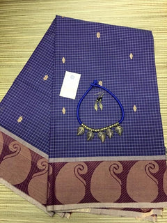 Classic South Cotton sari| Peacock saree | Thalamboo design | loomed Border saree | Bollywood sari | Traditional | Festive | Fine quality