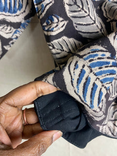 Mayili Kalamkari Crop Top Blouses|Designer Blouses|Sari gift for modern ethnic women|Comfort in Cotton| Natural design fall leaves in s-xl