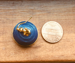 New colors cuties Mini Paper Earrings - Eco Jewelry - Paper Jumkhas Eco jumkas - Paper Jewelry Bollywood earrings