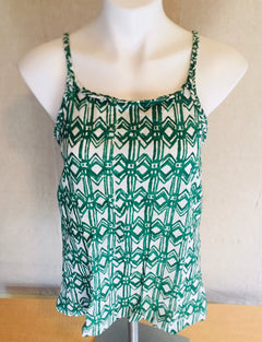 Braided Tank Tops, Hand Block Printed Cotton Tank Tops, Braided Cami, Women's Causal Outfits