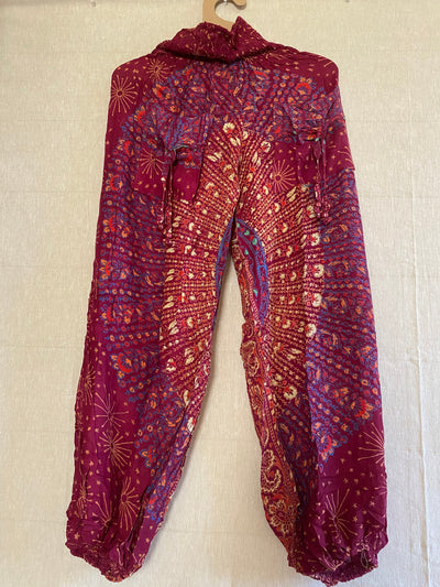 Balloon Pants | Softest rayon pants | yoga pants | Harem pants | Fun lounge pants | Pants with pockets | Peacock pants | Boho pants