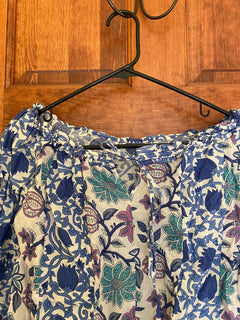 Patchwork Blouses | Hand Block printed Summer Cotton shirts | Short tops | Cotton crop tops | Women’s Blouses | Cotton Blouses XS