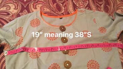 Peach Cherry Blossom Print Tunics| Women’s Tunics | Trendy Tunics | Cotton Tunics | Short Kurtis | Cotton Kurtis | Indian Tunics