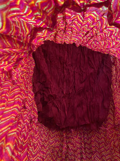 Vibrant mid calf length zigzag Print women skirts | Teen skirts | Casual Boho Beach Skirts