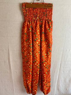 ZARA Upscaled Vintage Sari Pants |  Balloon Pants | Cool pants | Fanta printed pants | Boho Gypsy pants | Fun pants | Pants with pockets