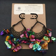 Stunningly Beautiful Exotic Hand crocheted Bohemian Earrings | Closeout Sale