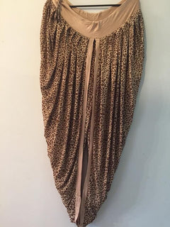 Cheetah Leopard prints BOHO Dhoti pants with elastic and tie rope | Bollywood YOGA, Travel, Lounge Pants | Nach pants Dance pants