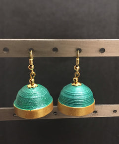 New dramatic colors cuties Mini Paper Earrings - Eco Jewelry - Paper Jumkhas Eco jumkas - Paper Jewelry Bollywood earrings