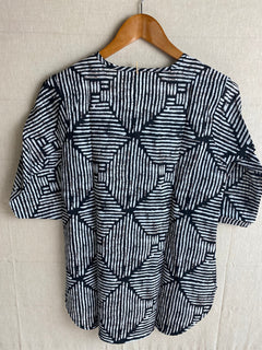 Black Stripes Cotton Tunics | Short Kurtis | Cotton Kurtis | Women’s Shirts | Cotton print shirts |Cotton Blouses -XS/36"-Xl/44"