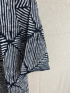 Black Stripes Cotton Tunics | Short Kurtis | Cotton Kurtis | Women’s Shirts | Cotton print shirts |Cotton Blouses -XS/36"-Xl/44"